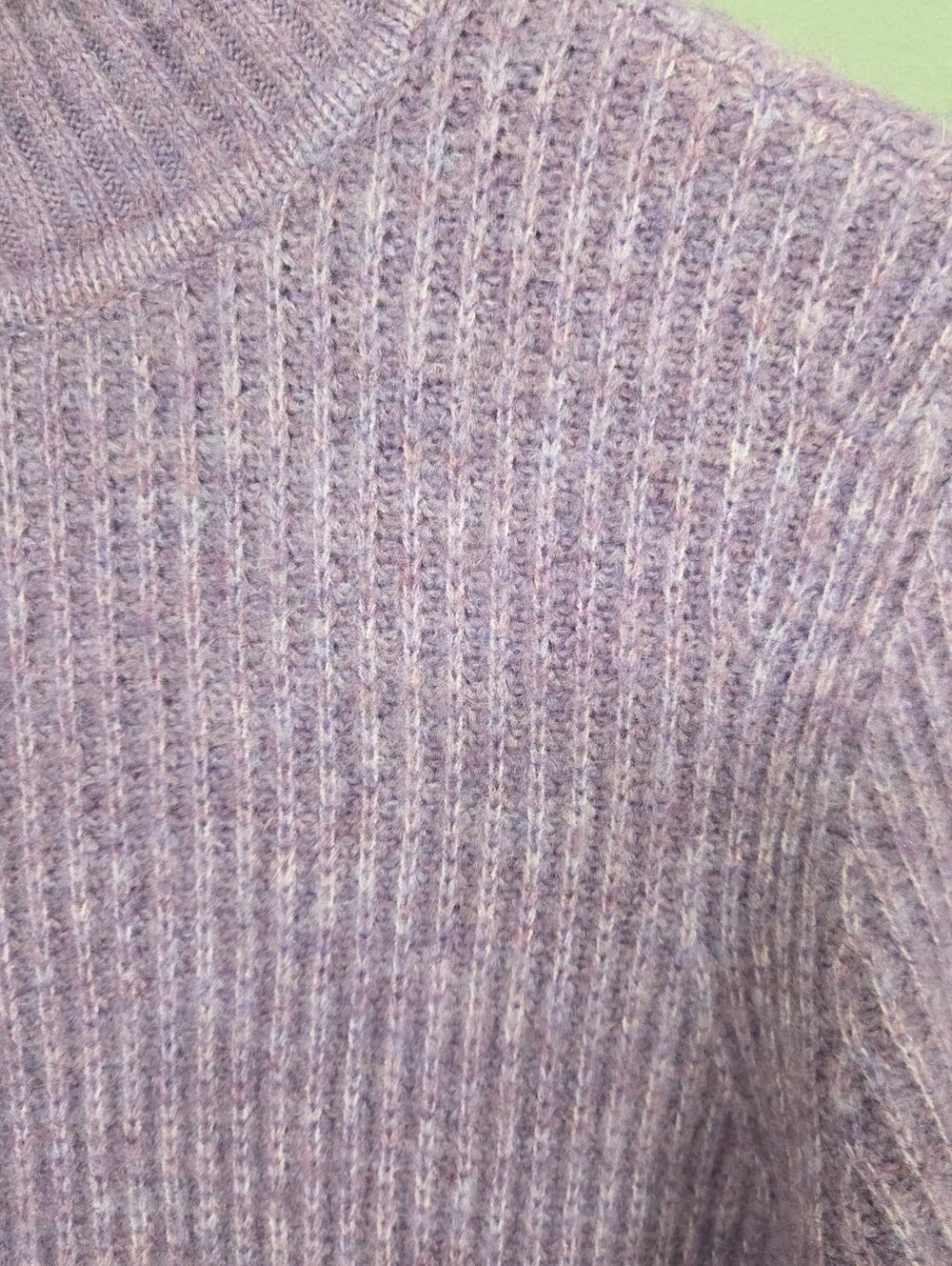 Talbots Purple Hick Neck Sweater Dress Womens Size Small Preppy Cozy City Chic - Picture 4 of 8